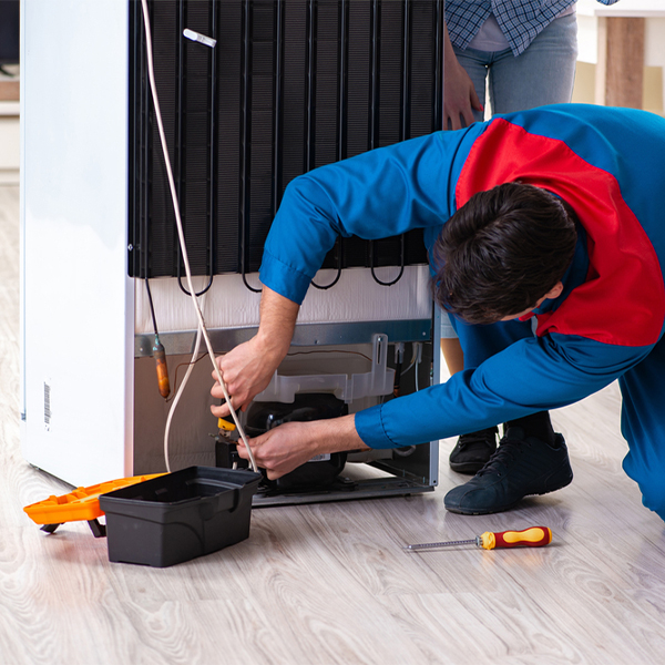 how much do you charge for refrigerator repair services in Wolsey